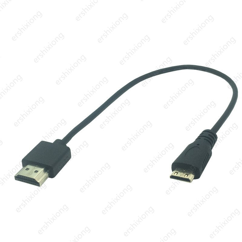 OD 3.0 Ultra Slim HDMI-compatible Male to HDMI & Mini Micro HDTV male Super Soft Thin Cable 2k*4k hd @60hz 30cm 60cm 1m