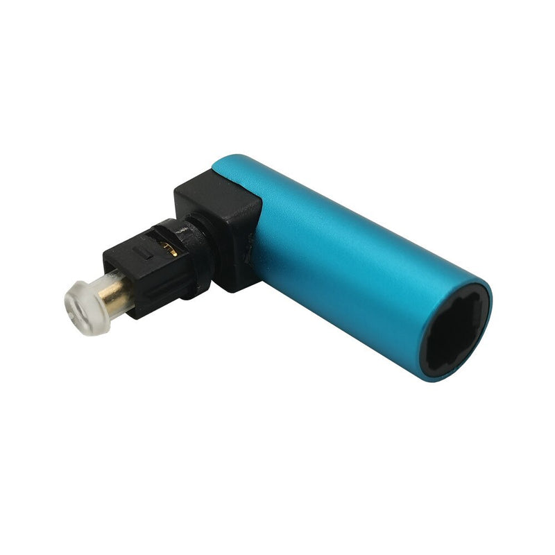 Right Angle Digital Optical Audio Cable SPDIF Toslink 90 degree Optical adapter 360 Rotating Swivel For Speaker Soundbox TV