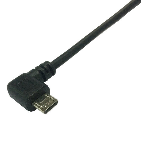 Right Angled 90 Degree Micro USB Male to USB Data Charge Cable for Samsung phones Android and Mini Speaker