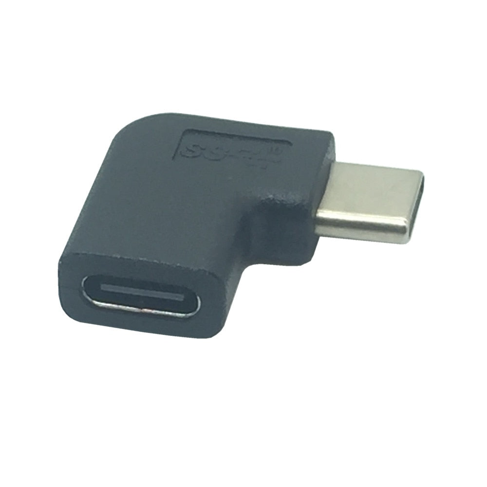 Small Portable 90 Degree Right Angle USB 3.1 Type C Male to Female Converter USB-C Adapter For Samsung Huawei Smart Phone