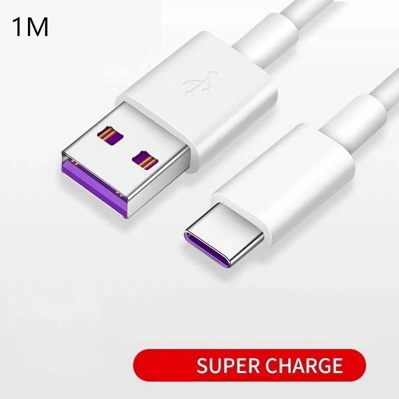 Super Charging Cable for Huawei P30 Pro Super Fast Charge Type-C Cable  5A Supercharge USB Type C Cable
