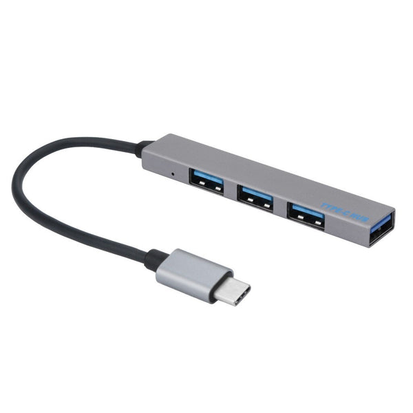 Type-C To 4 Usb Hub Expander Ultra-Thin Mini Portable 4-Port Usb 3.0 Hub Usb Power Interface For Mac-Book Laptop Tablet Comput