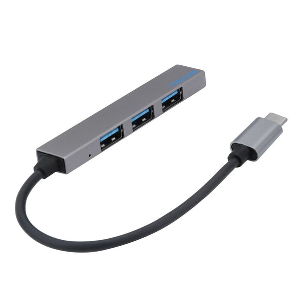 Type-C To 4 Usb Hub Expander Ultra-Thin Mini Portable 4-Port Usb 3.0 Hub Usb Power Interface For Mac-Book Laptop Tablet Comput
