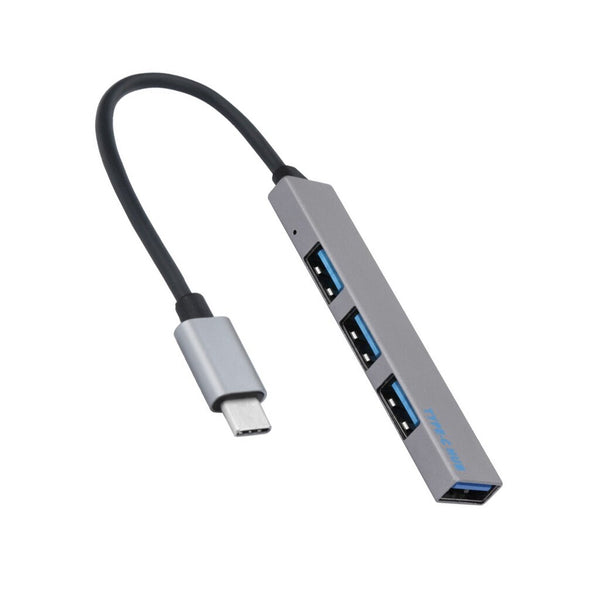 Type-C To 4 Usb Hub Expander Ultra-Thin Mini Portable 4-Port Usb 3.0 Hub Usb Power Interface For Mac-Book Laptop Tablet Comput