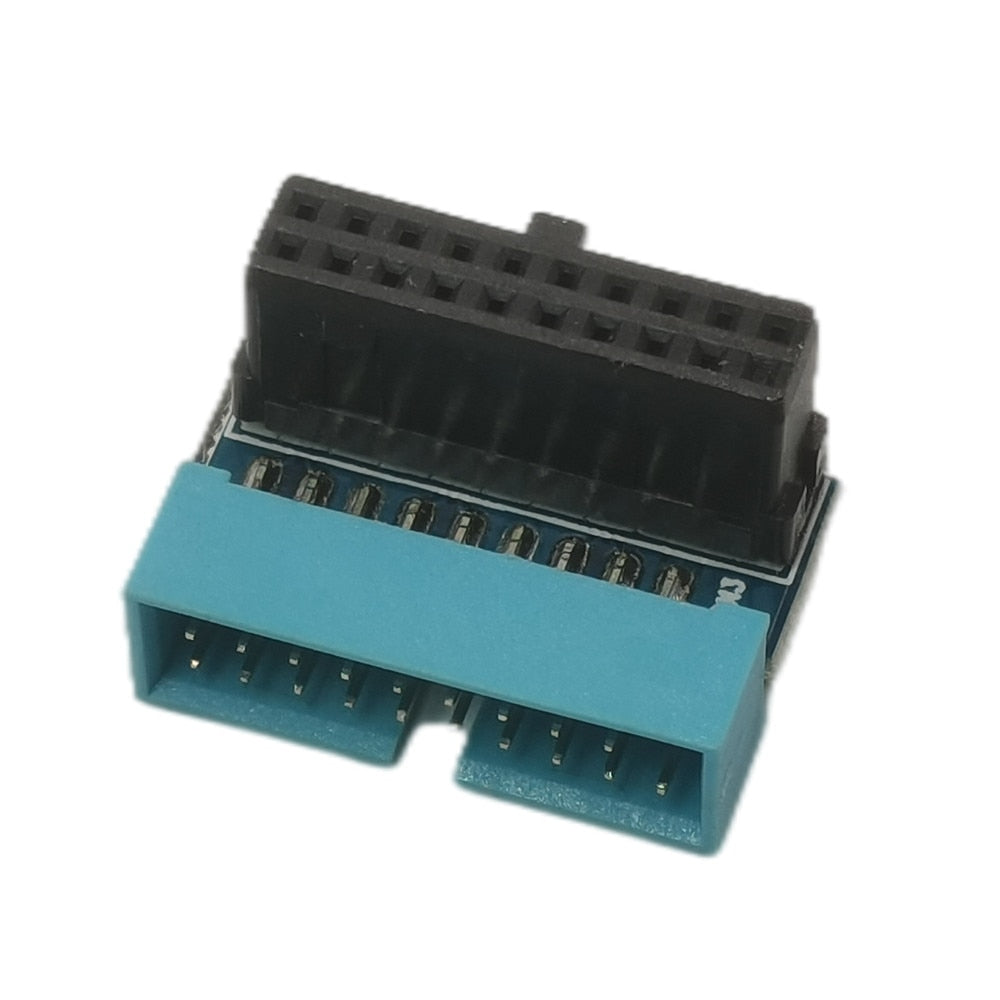 USB 3.0 20pin Male to Female Extension Adapter Angled 90 Degree for Motherboard Mainboard Connector Socket