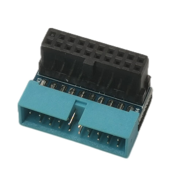 USB 3.0 20pin Male to Female Extension Adapter Angled 90 Degree for Motherboard Mainboard Connector Socket