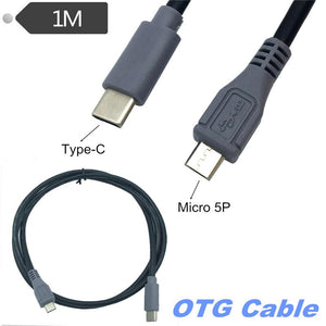 USB 3.1 Type C Male to Micro USB Male Sync OTG Charge Data Transfer Cable Cord