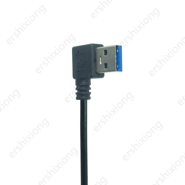 USB Extension Cable USB 3.0 Male to Female Right Angle 90 Degree USB Adapter UP/Down/Left/Right Cabo USB  0.2M