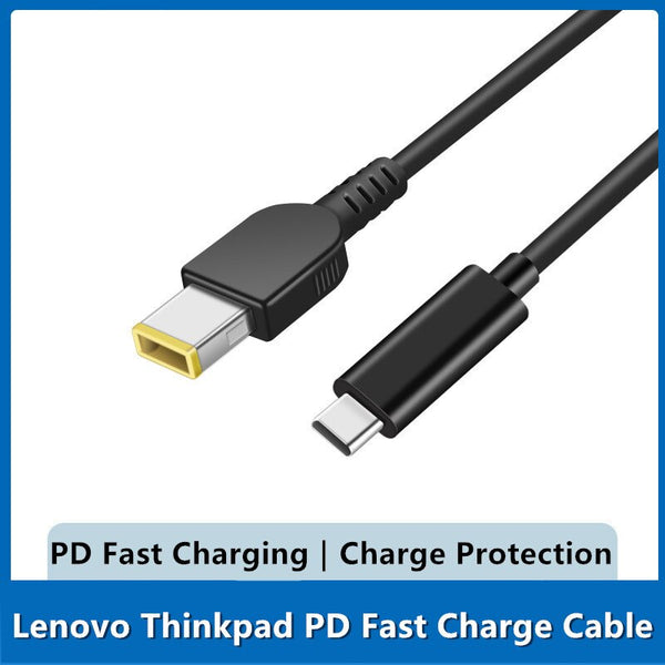 USB Type C PD Charging Cable Cord For Lenovo ThinkPad Laptop Charger 65W 20V Type C To Thinkpad DC Power Jack Adapter Cord 1.5m