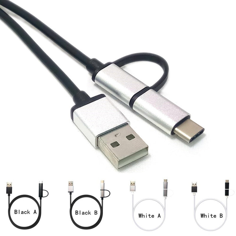 Universal Micro USB 3.0 Type C Cable Nylon Line And Metal Plug Type-C USB for One PlusTwo Oneplus Two 1+2 Type C Adapter