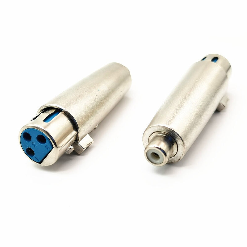 XLR Female To RCA Female Audio Adapter Connector For Microphone Speaker