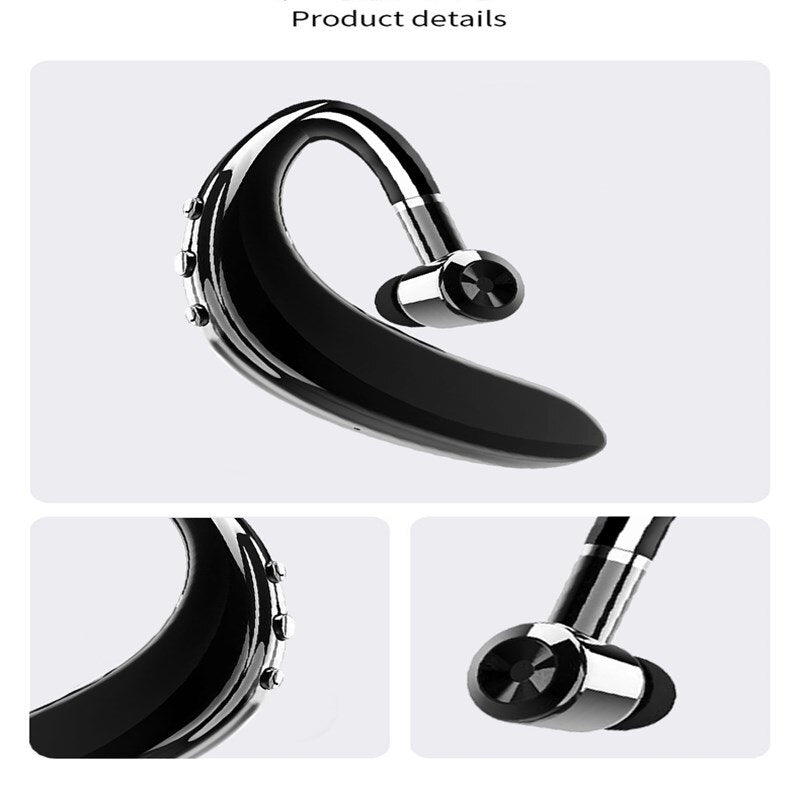 Bluetooth Headset,Draadloze Oortelefoon 5.0 Ultralight Handen Gratis Business Oortelefoon Met Microfoon Voor Business