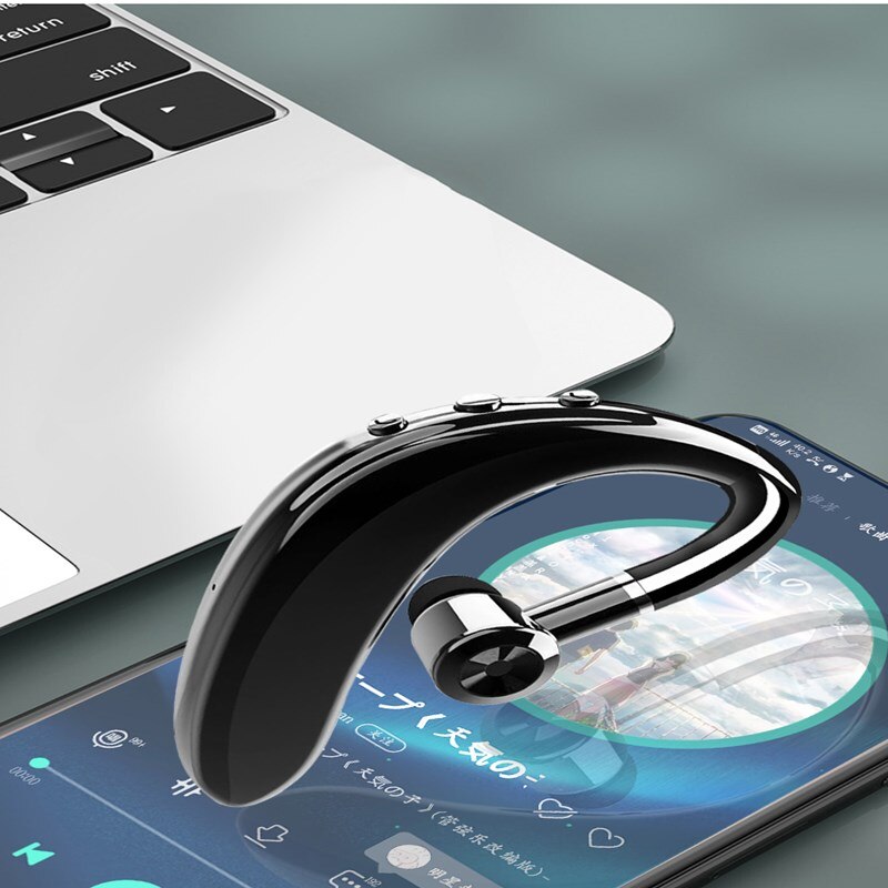 Bluetooth Headset,Draadloze Oortelefoon 5.0 Ultralight Handen Gratis Business Oortelefoon Met Microfoon Voor Business