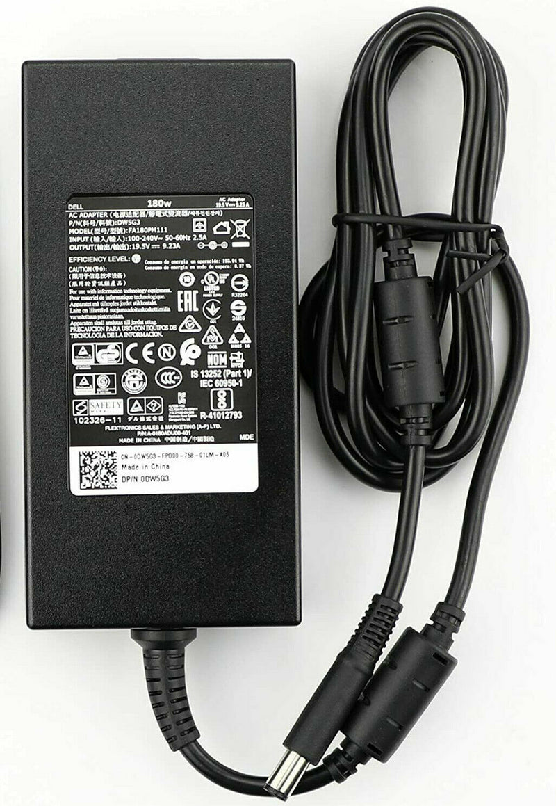 Original AC Adapter Charger For Dell Vostro 15 7580 19.5V 9.23A 180W Power Supply Charger