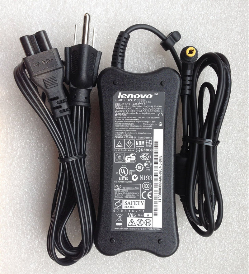 New Original Genuine OEM 65W AC/DC Power Adapte Battery Charge LENOVO ADP-65YB B