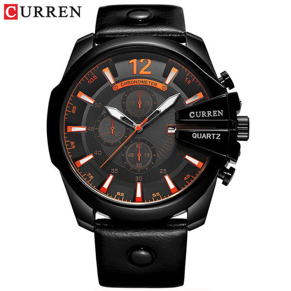 Genuine Leather Casual Sports Watches
