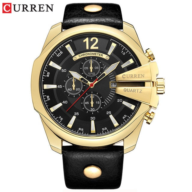Genuine Leather Casual Sports Watches
