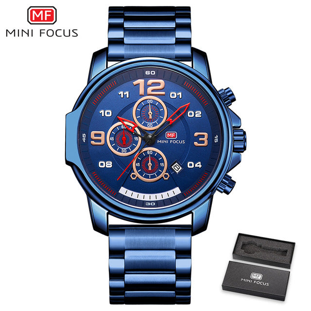 MINIFOCUS Military Chronograph Watch