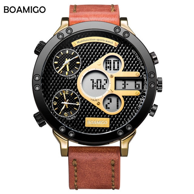 Military Sports Men's Quartz LED Digital Watches