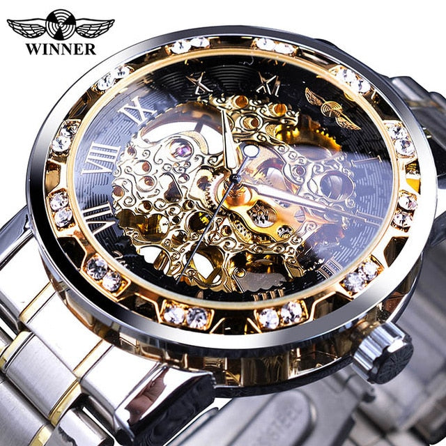 LUMINOL SKELETON WATCH