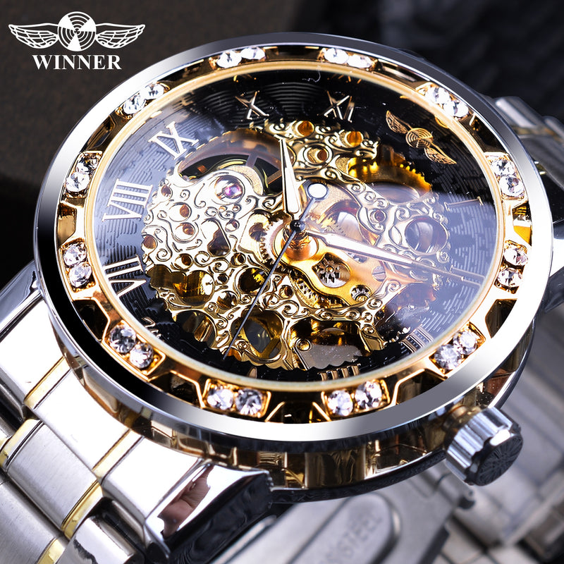 LUMINOL SKELETON WATCH