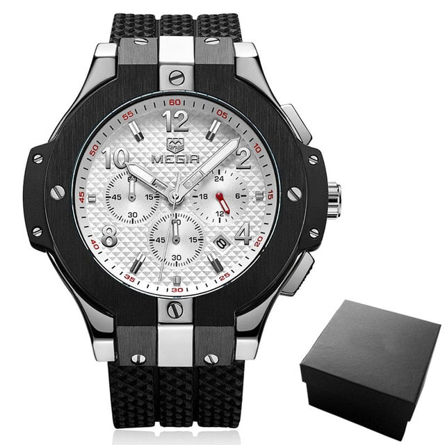 Chronograph Sport  Creative Big Dial Military Quartz Watches