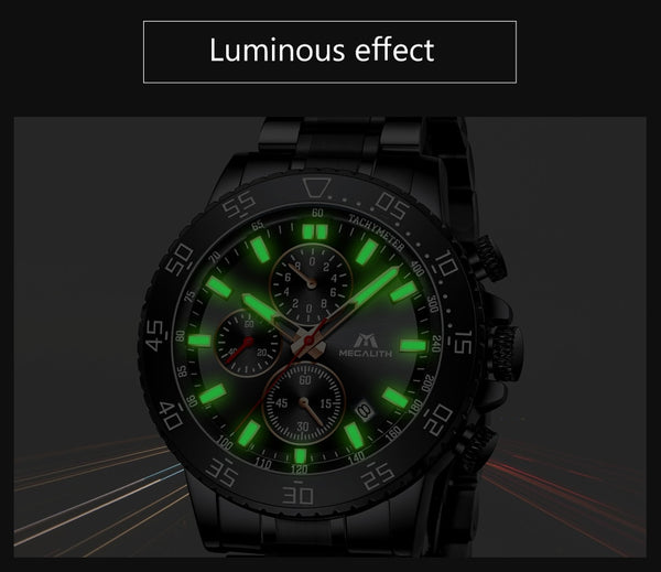 Waterproof Analogue Clock Waterproof Luminous Watch