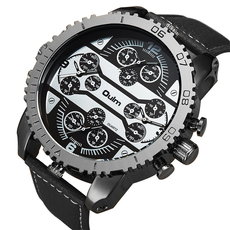 Sports Quartz Watch Men Big Case MilitaryWatches