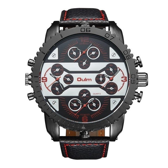 Sports Quartz Watch Men Big Case MilitaryWatches