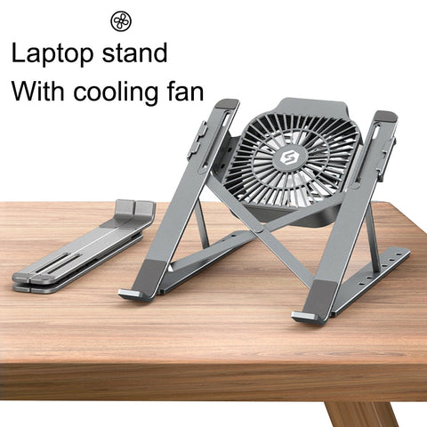 Foldable Desktop Laptop tablet Stand Cooling Fan Heat Dissipation For HP DELL MacBook Air Pro Stand Notebook Holder Cooler