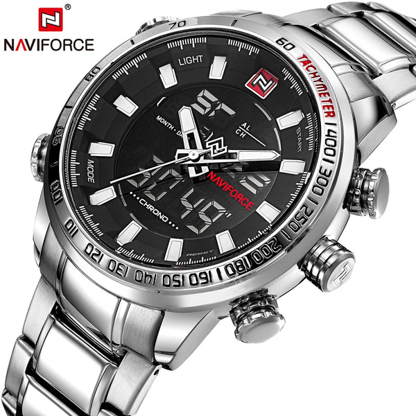 NAVIFORCE Quartz Luxury Wristwatch Waterproof Stainless Watches