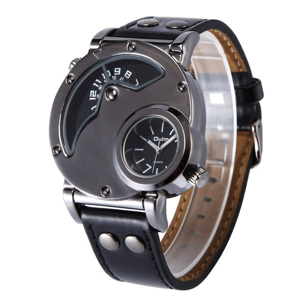 Luxury Watches Stainless Steel Leather Watch