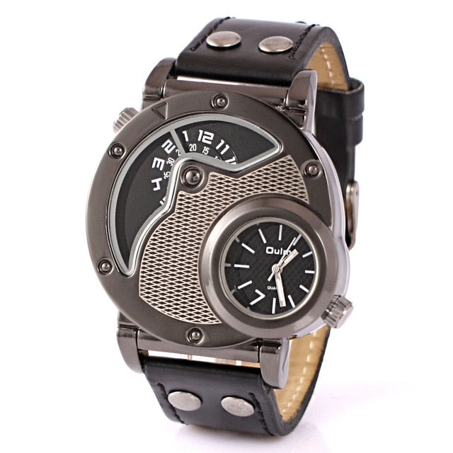 Luxury Watches Stainless Steel Leather Watch