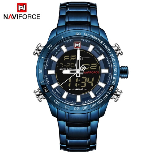 NAVIFORCE Quartz Luxury Wristwatch Waterproof Stainless Watches