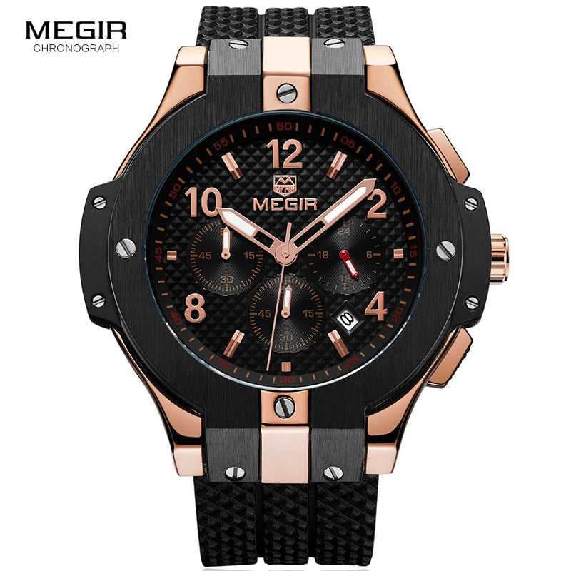 Chronograph Sport  Creative Big Dial Military Quartz Watches
