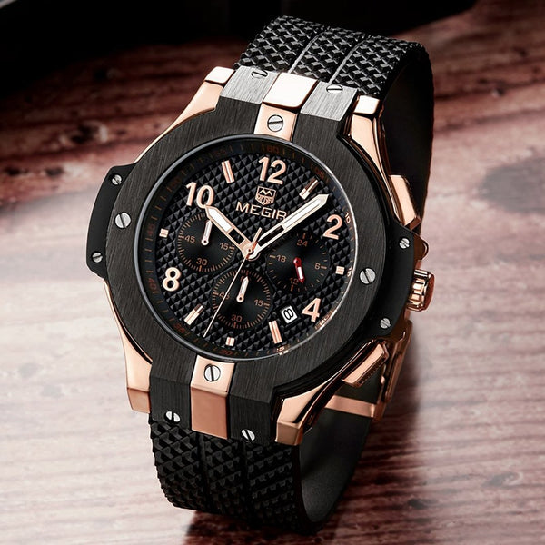 Chronograph Sport  Creative Big Dial Military Quartz Watches