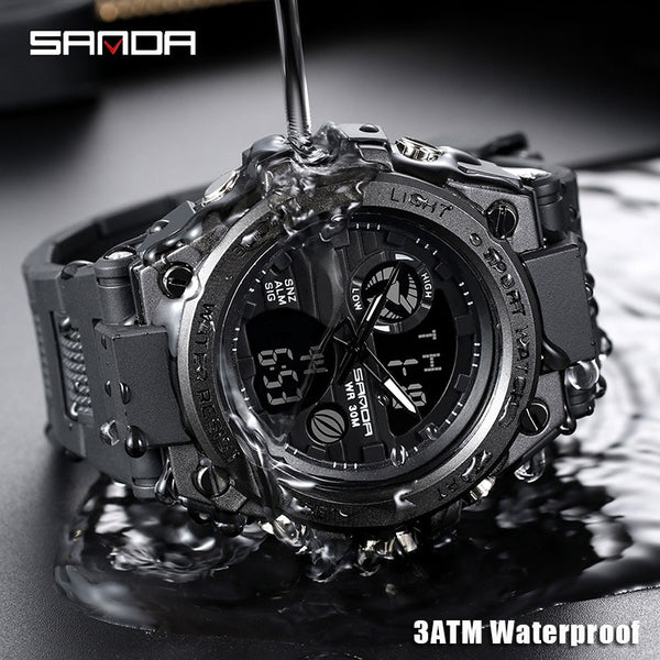 Sports Waterproof S Shock Clock Watch