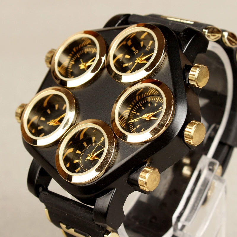 5 Time Zone Silicone Watches