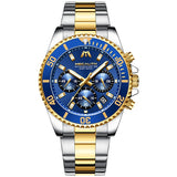 Sports Chronograph Waterproof Analog 24 Hour Date Quartz Watch