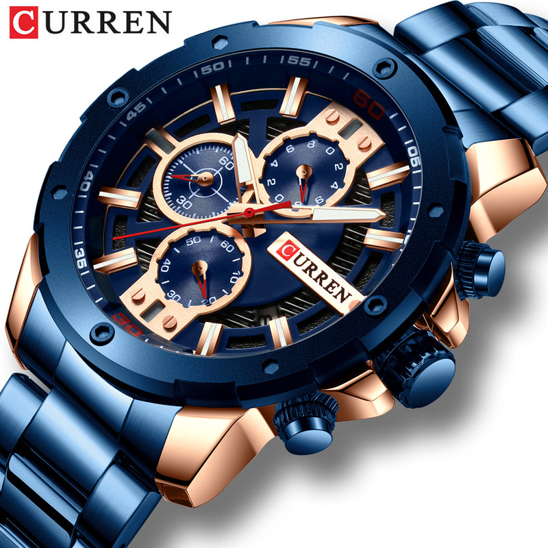 Military Chronograph Clock Male Sporty Watch