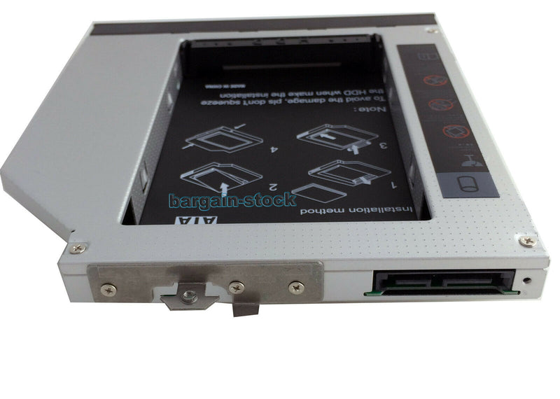 NEW With Bezel 2nd HDD Hard Drive Caddy For HP Compaq 6530b 6535b 6730b 6735b 6930p