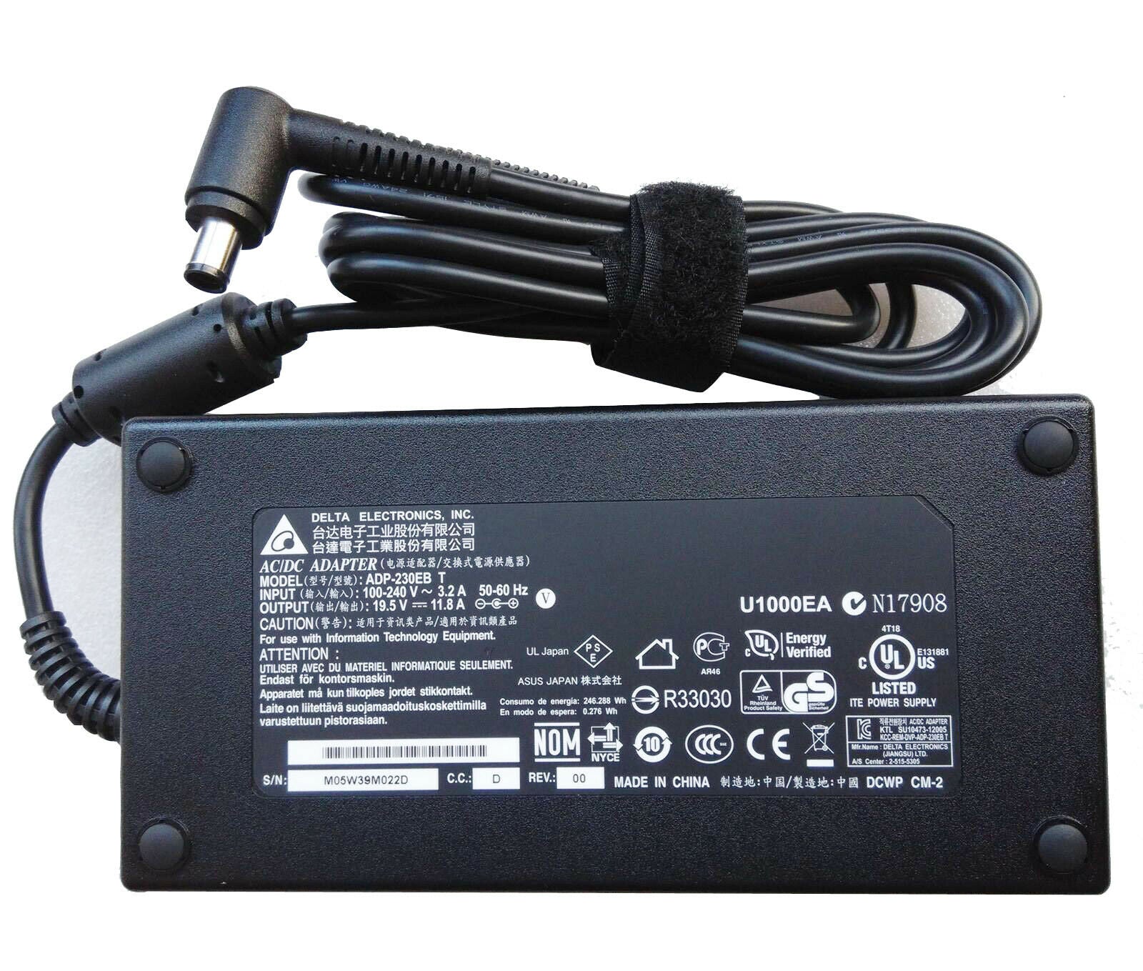 NEW Genuine 230W AC Adapter Charger For MSI GL75 Leopard 10SDK-228 11.8A PowerSupply