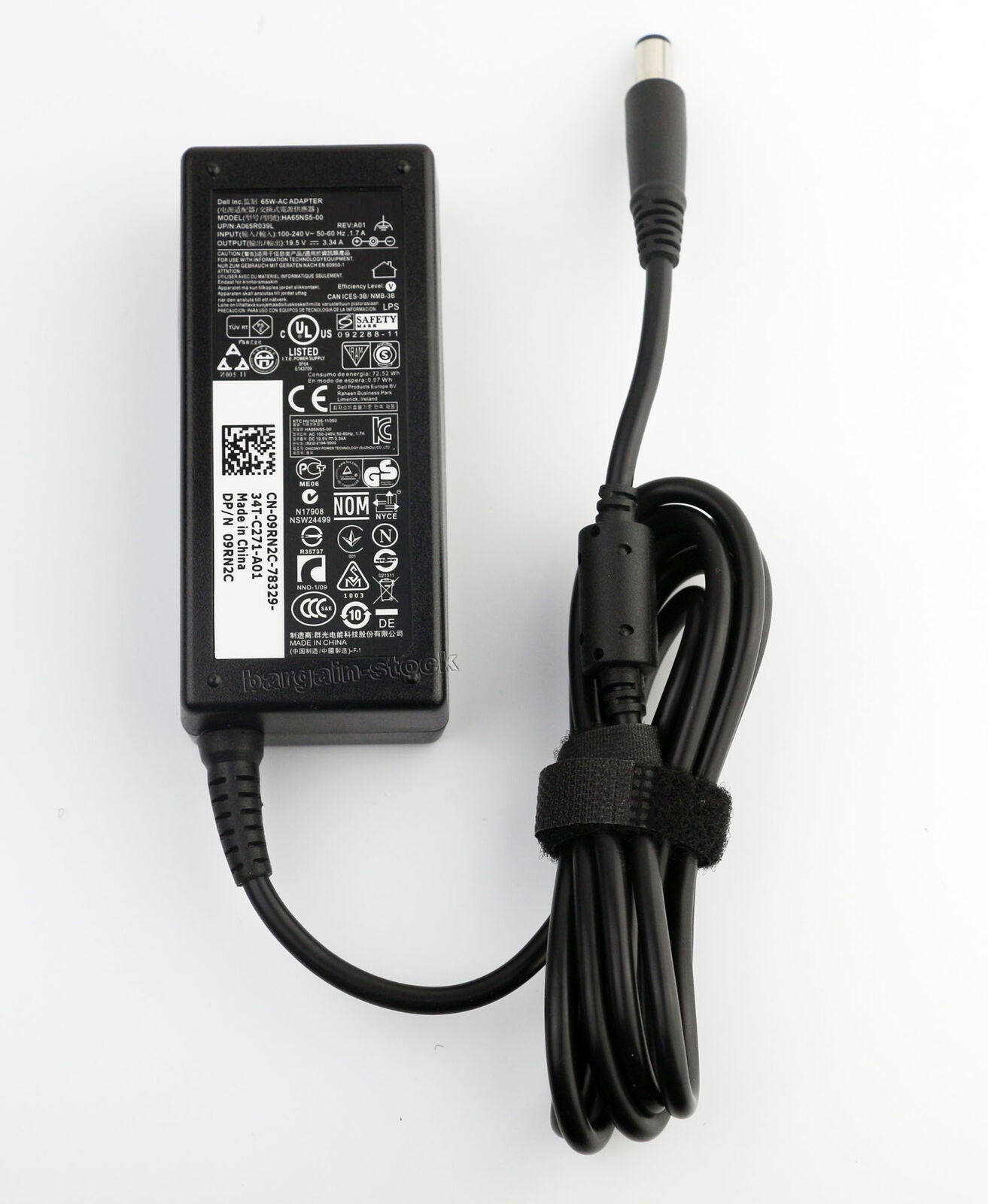 CHARGER Genuine Dell 19.5V 3.34A 65W AC Adapter Charger 09RN2C HA65NS5-00 7.4*5.0mm