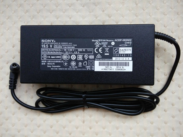 New Original Charger Sony Bravia LCD TV ACDP-085N02,149273411 19.5V AC Adapter&Cord