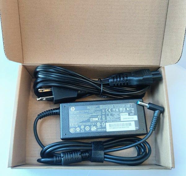 Genuine OEM 65W HP AC Adapter Charger blue tip 19.5V 3.33A Pavilion 710412-001