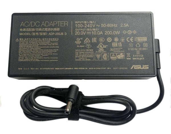 NEW 200W AC Adapter Charger For ASUS TUF Dash F15 FX516PM-HN129T 20V 10A Power Cord