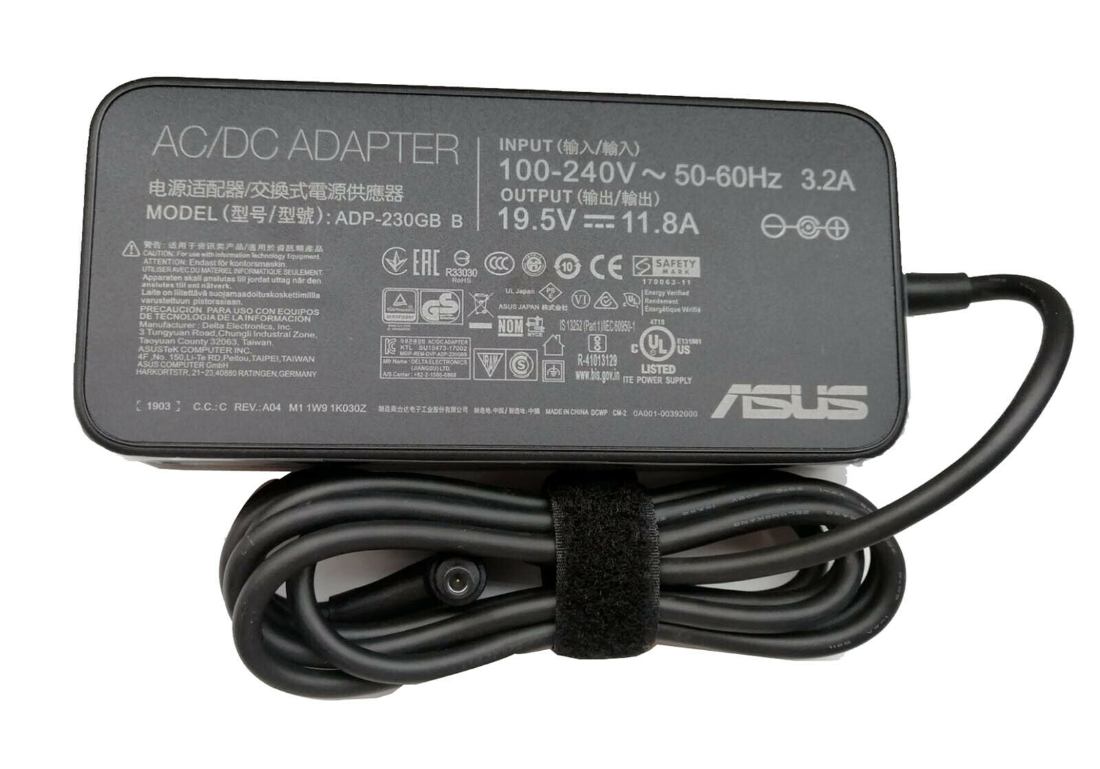 CHARGER 11.8A 230W AC Adapter Charger For ASUS ROG Strix SCAR 15 G532 G532LW-AZ087R PSU