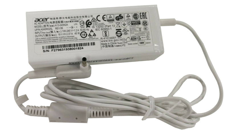19V 2.37A 45W AC Adapter Charger For Acer Swift 3 14 SF314-59 A13-045N2A 3.0*1.1 Charger