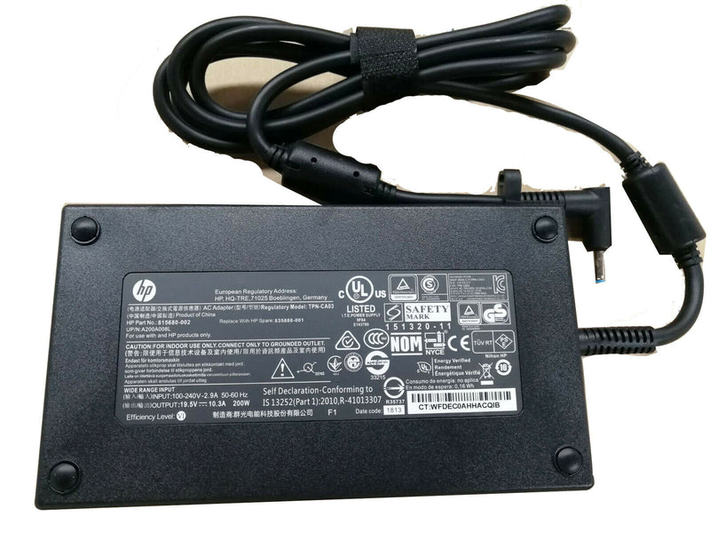 NEW Original Genuine HP Pavilion Gaming 15t-cx0000 15-cx AC Adapter Charger 19.5V 10.3A 200W Charger