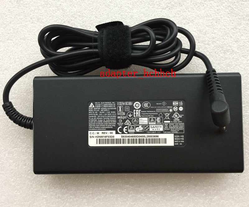 New Original Charger Cord MSI Pulse GL76 11UEK/RTX 3060 180W 20V 9A AC Power Adapter&Cord